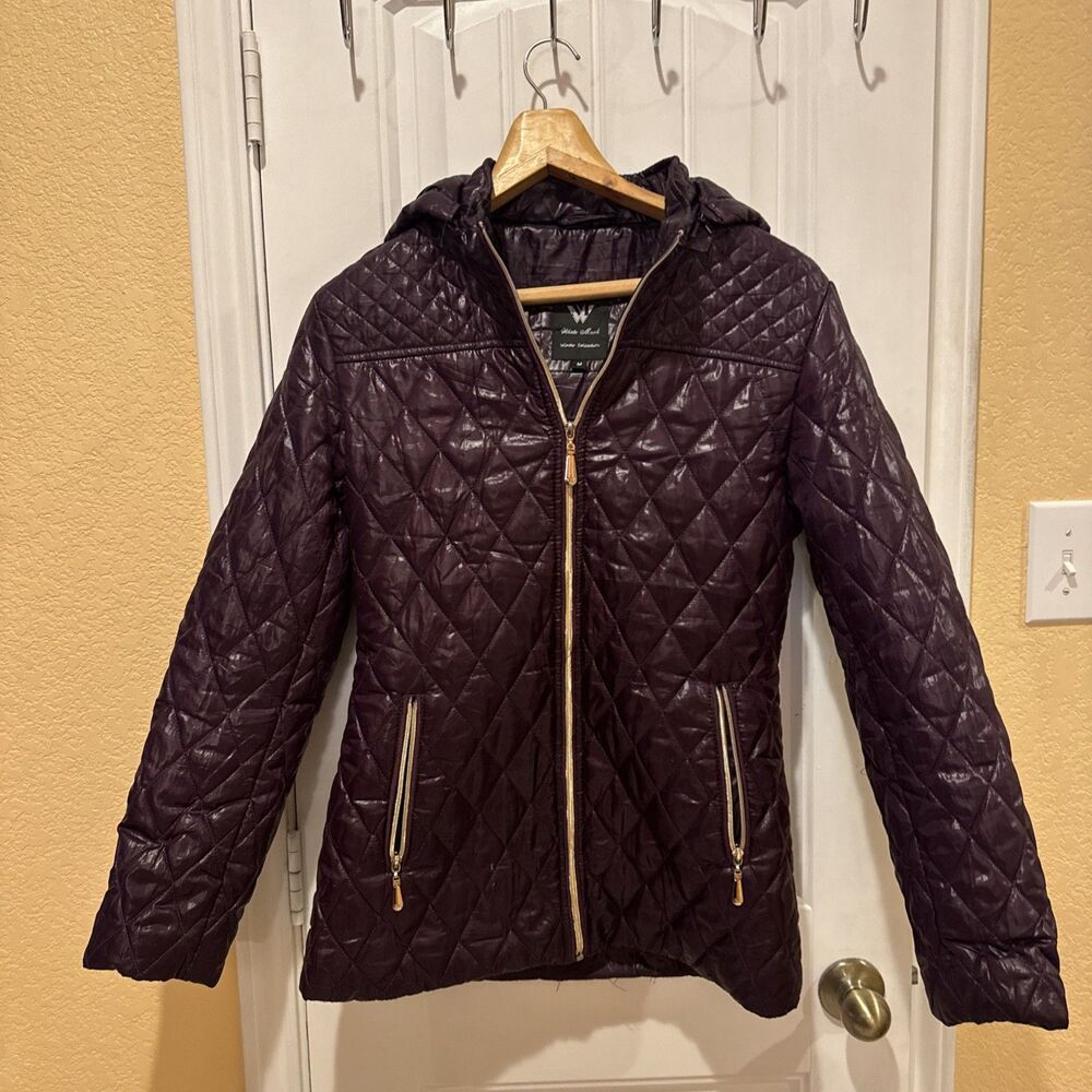 White Mark Puffer Jacket Size M